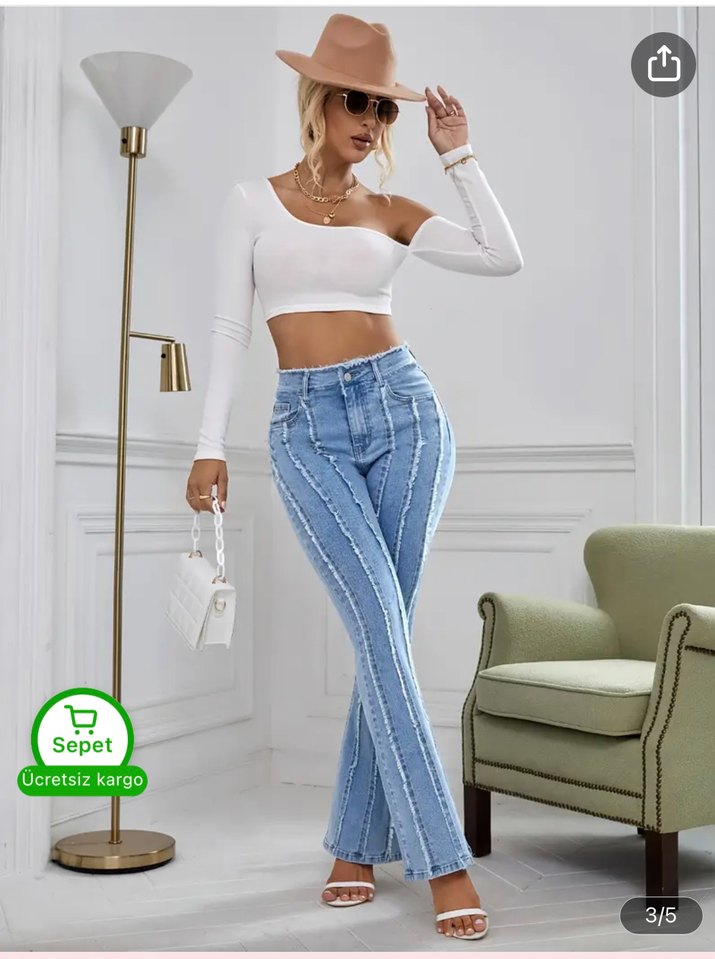 Kadın Kot Pantolon - Görsel 2