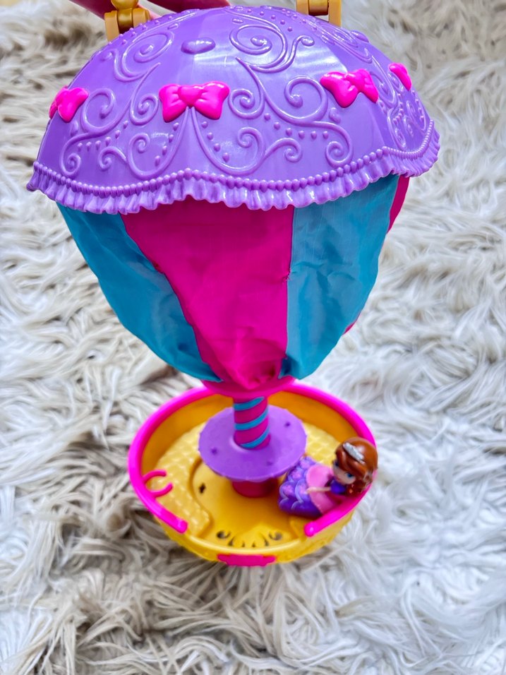 Mor Prenses Temalı Dönen Oyuncak - Görsel 5