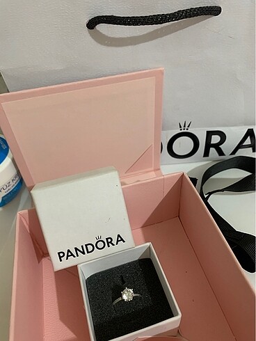  Beden gri Renk pandora yüzük