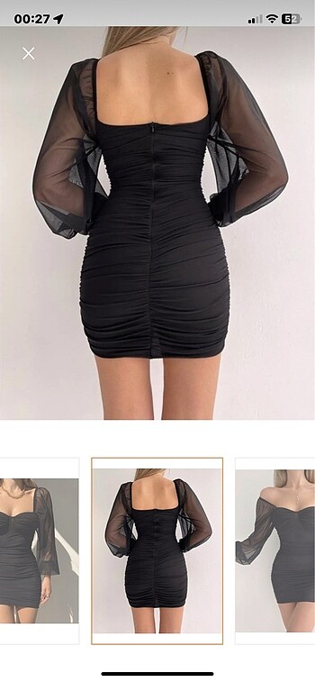 Kısa elbise - Görsel 5