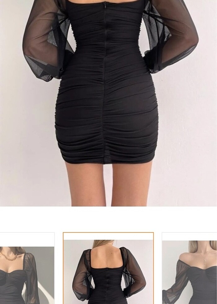 Kısa elbise - Görsel 5