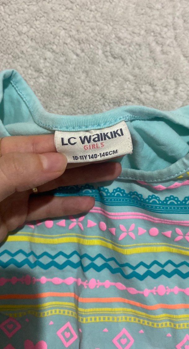 Kız Çocuk Bohem Çok Renkli Poncho - Görsel 2