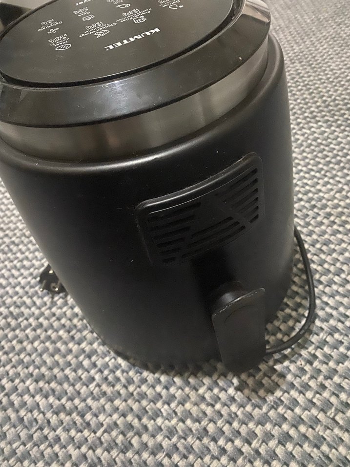 Kumtel FastFryer Siyah Hava Fritözü - Görsel 4