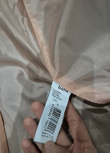 Batik Bayan kısa trençkot