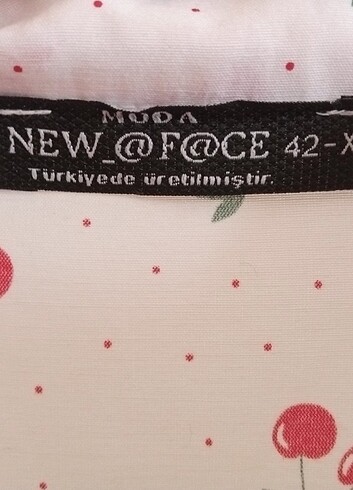 42 Beden Kirazlı tunik gömlek
