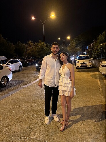 xs Beden beyaz Renk Elbise