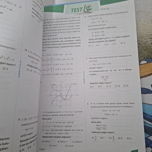  Beden Renk AYT Matematik Tekrar Testleri
