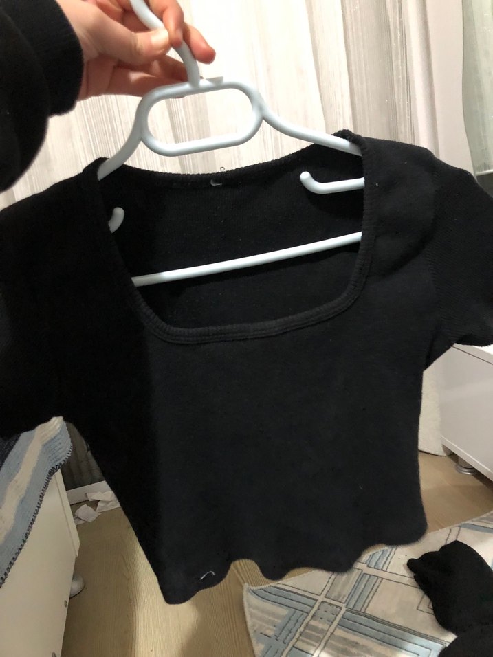 Siyah Minimalist Vücut Zinciri - Görsel 2