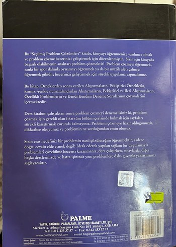 Genel Kimya Seçilmiş Problem Çözümleri Cilt 1