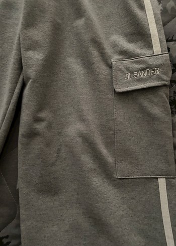 Gri Kadın Salaş Sweatpants Kemerli - Görsel 2