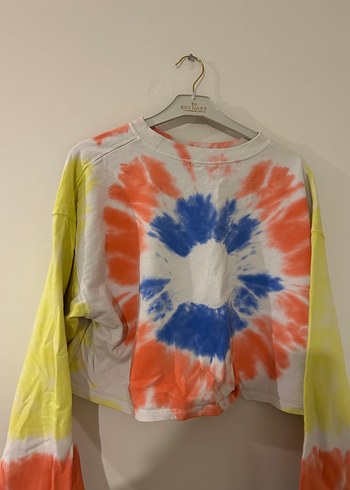 Trendyol & Milla Renkli Batik Desenli Kadın Sweatshirt