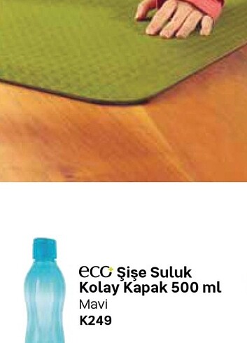 Tupperware mavi suluk 500 ml