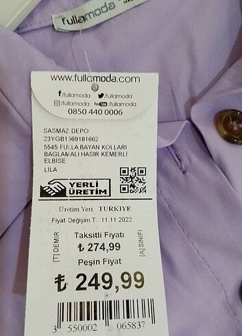 s Beden Lila kemerli elbise