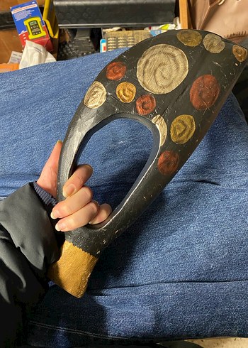 Vintage el yapımı ahşap dekor - Görsel 3