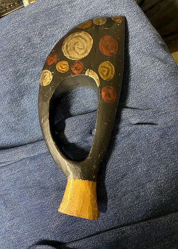 Vintage el yapımı ahşap dekor - Görsel 2