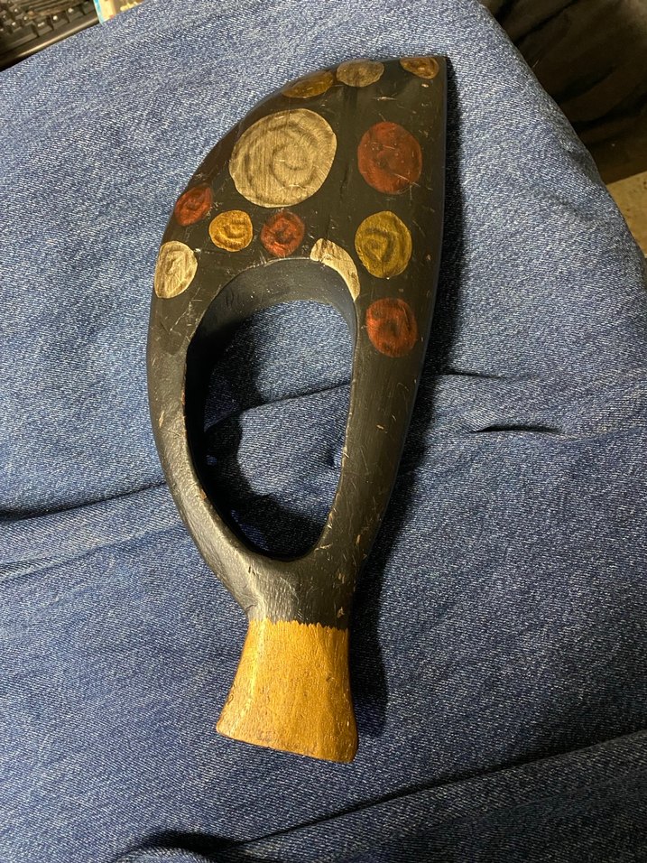 Vintage el yapımı ahşap dekor - Görsel 2