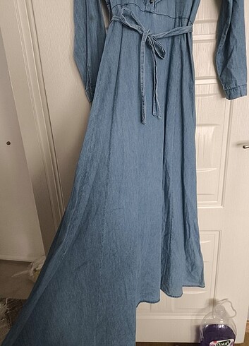 40 Beden Yazlık kot elbise 