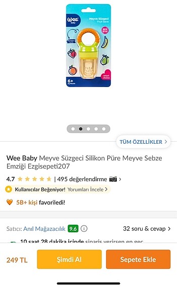  Beden Meyve Süzgeci