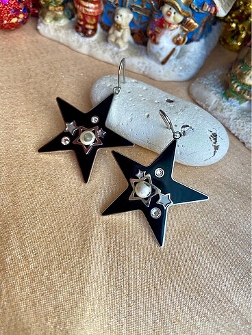Swatch Bijoux. İri Sallantılı Yıldız Küpe