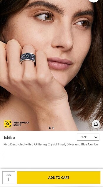 Tchibo Tchibo. Swarovski Kristalli Yüzük (16)