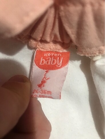 24-36 Ay Beden pembe Renk Kız cocuk salopet