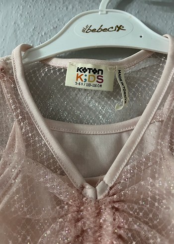 Dantel Detaylı Pembe Kız Bolero crop - Görsel 2