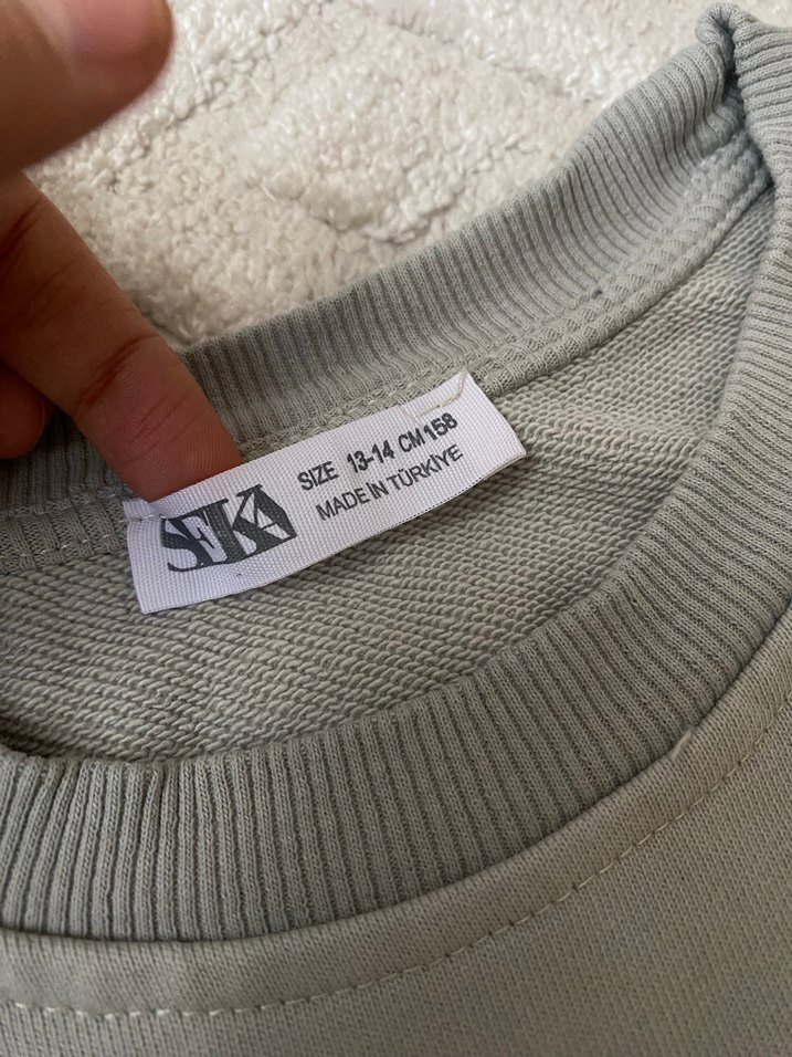 Sonic Baskılı Gri Erkek Sweatshirt - Görsel 3