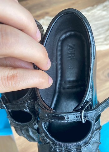 Kız Çocuk Siyah  Babet Ayakkabı - Görsel 4