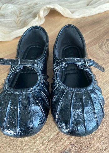 Kız Çocuk Siyah  Babet Ayakkabı - Görsel 2