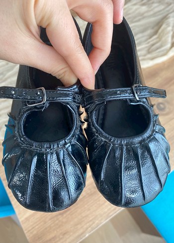 Kız Çocuk Siyah  Babet Ayakkabı - Görsel 5