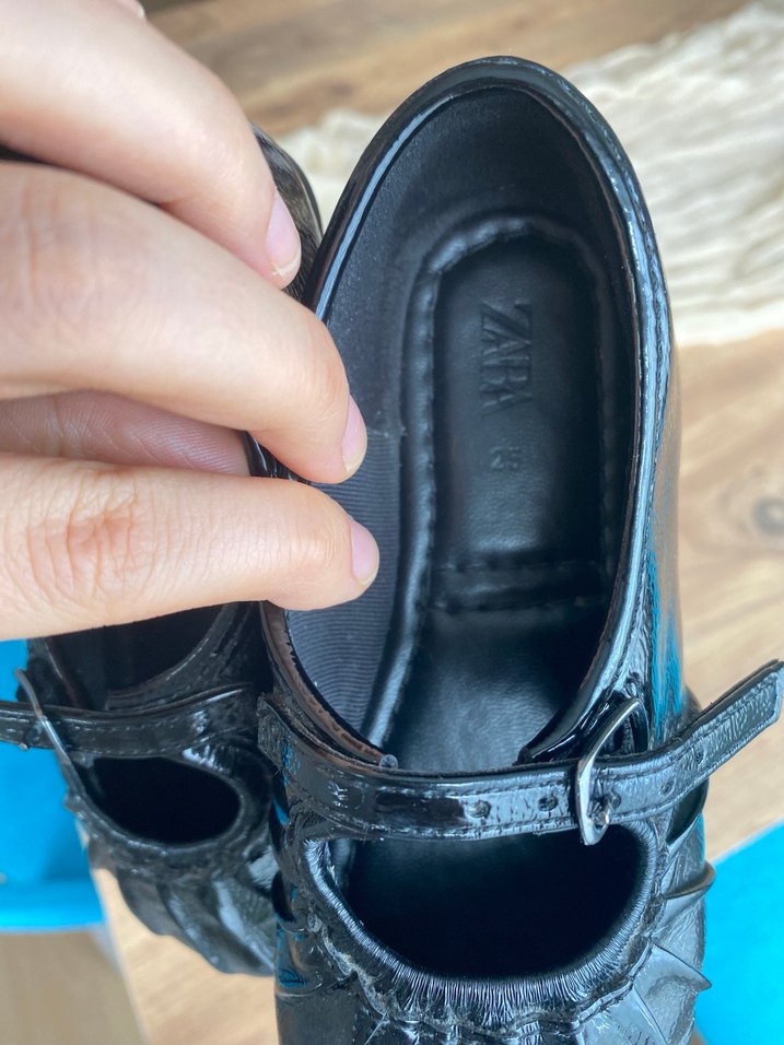 Kız Çocuk Siyah  Babet Ayakkabı - Görsel 4