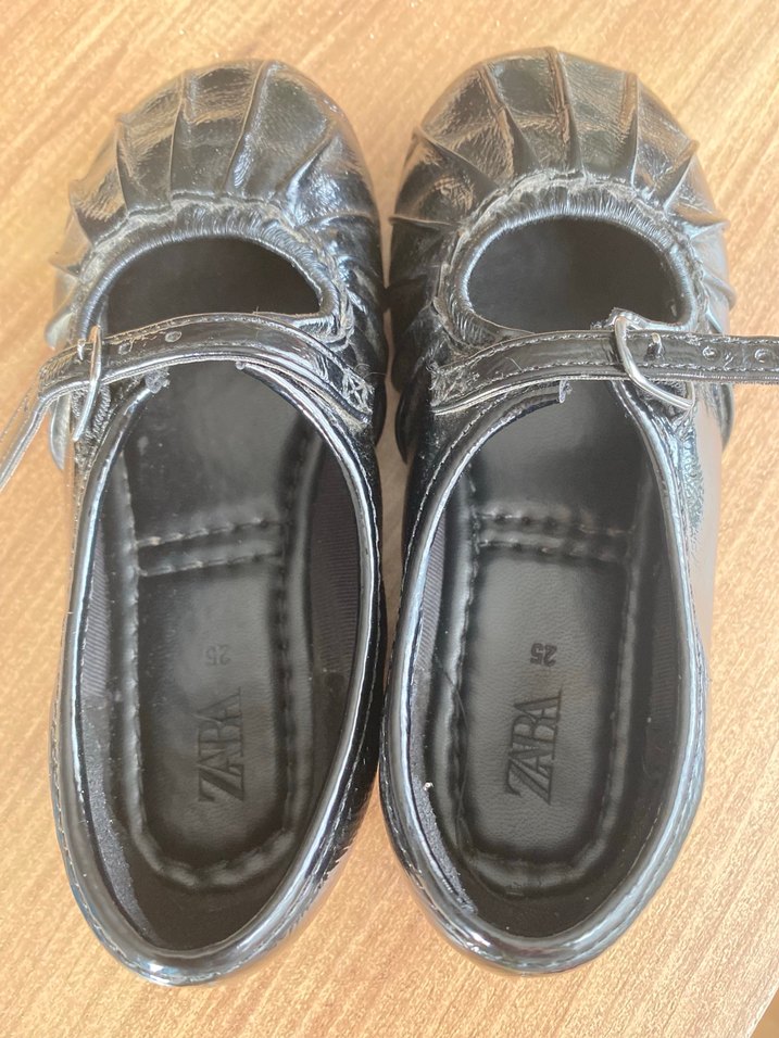 Kız Çocuk Siyah  Babet Ayakkabı - Görsel 3