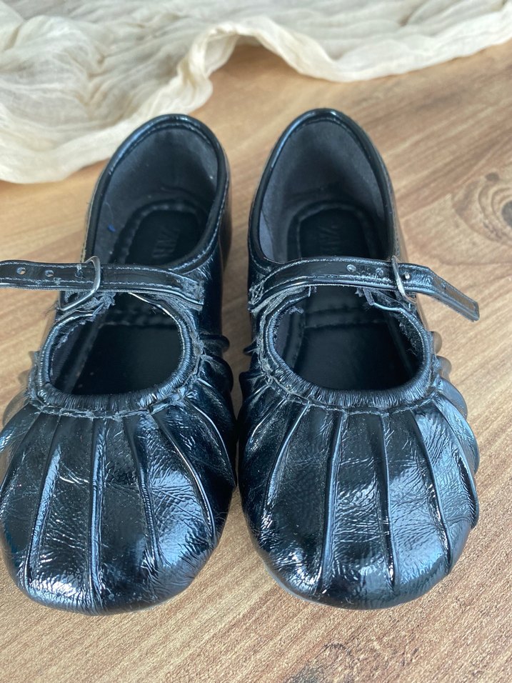 Kız Çocuk Siyah  Babet Ayakkabı - Görsel 2