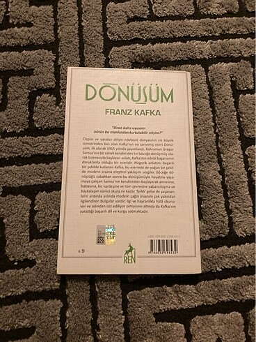  Dönüşüm franz kafka