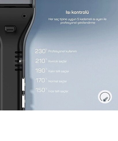 ARZUM AR5078 TRENDCARE GENİŞ SAÇ DÜZLEŞTİRİCİSİ -ANTRASİT - Görsel 4