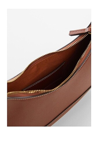 MANGO KADIN OVAL ÇANTA KAHVERENGİ - Görsel 4