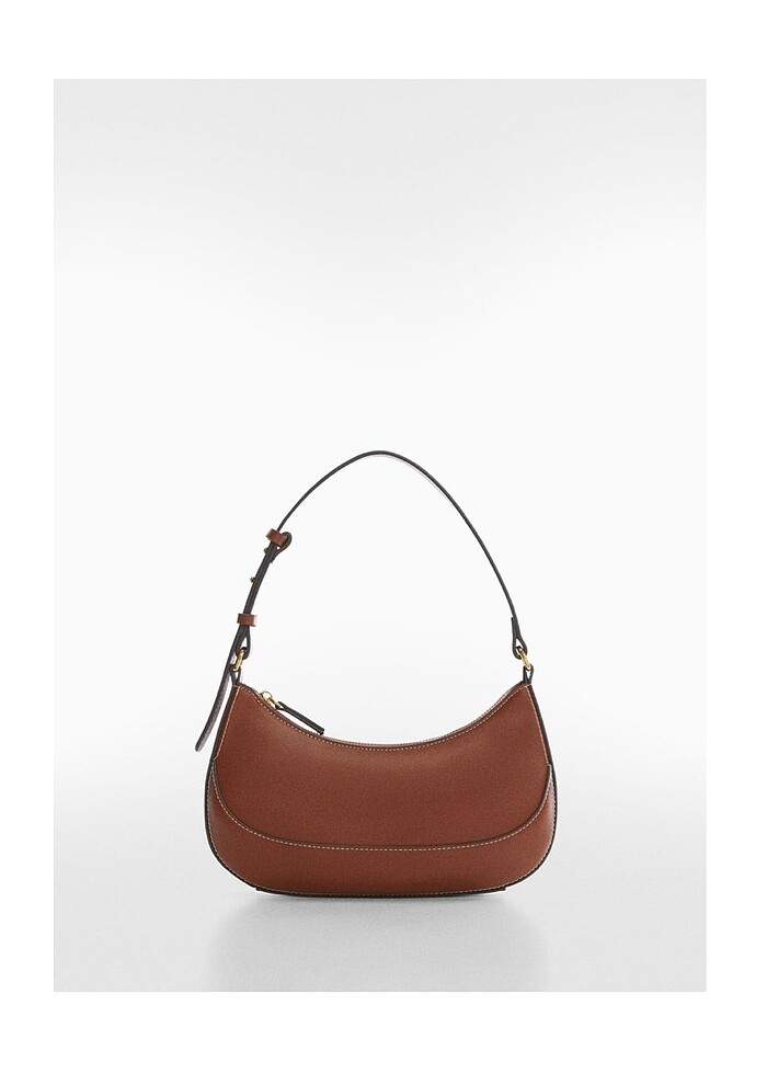 MANGO KADIN OVAL ÇANTA KAHVERENGİ - Görsel 2