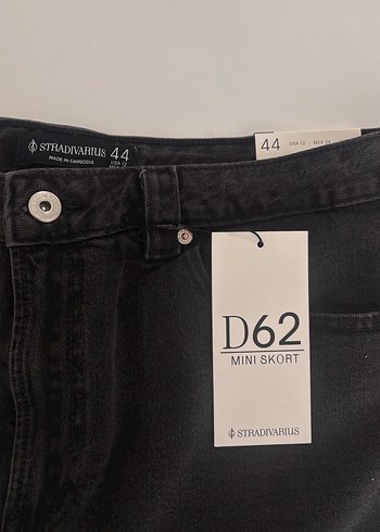 STRADİVARİUS SİYAH ŞORTLU ETEK - Görsel 2