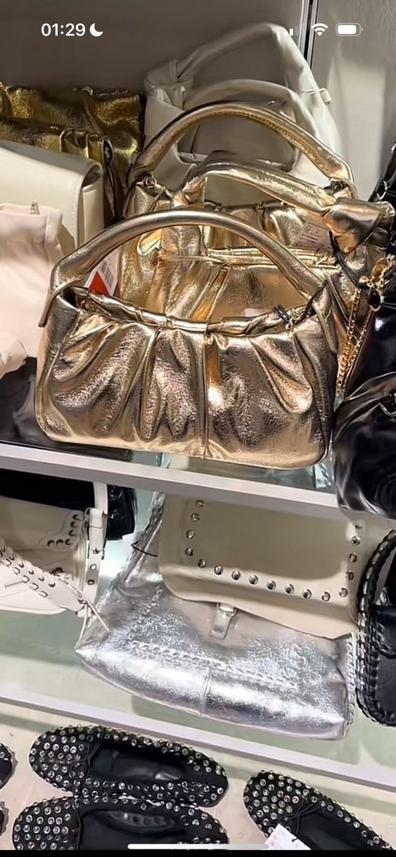 MANGO GOLD ÇANTA - Görsel 2