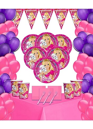 Beden Barbie parti malzemeleri