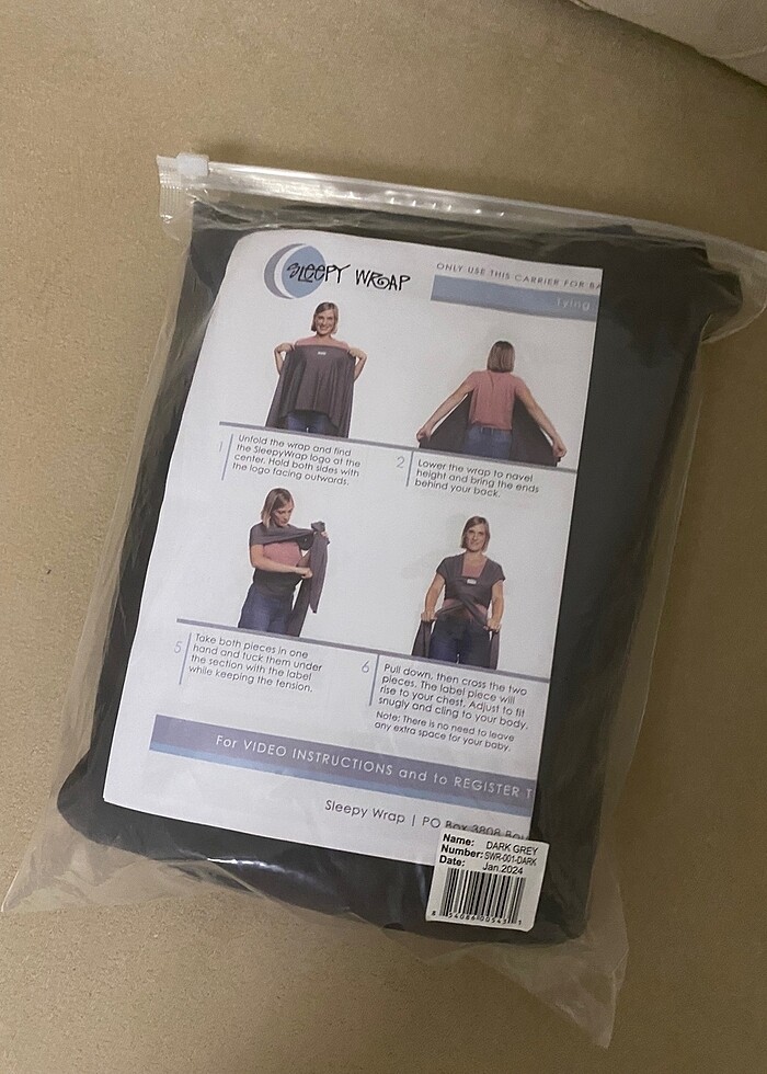 Bebek taşıma şalı - Görsel 4