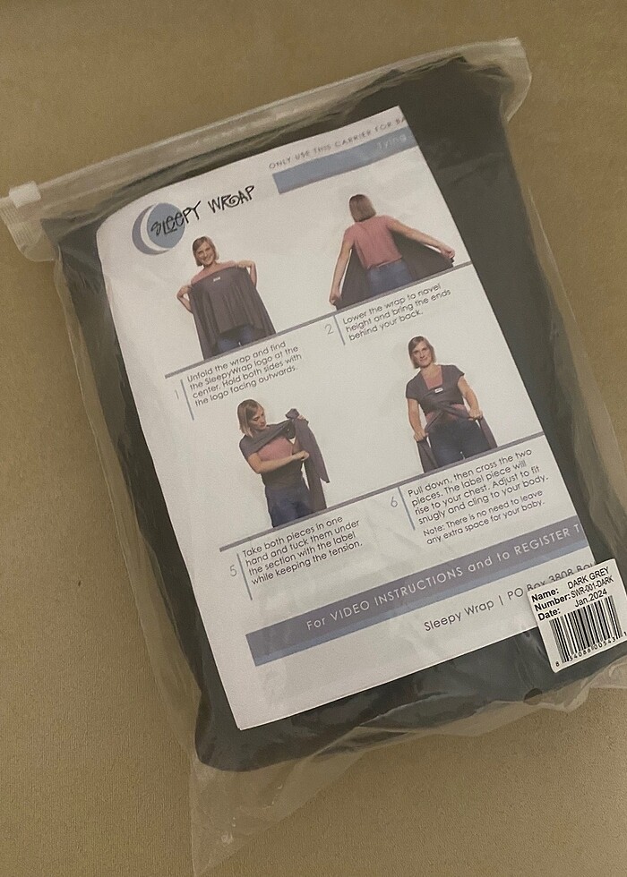 Bebek taşıma şalı - Görsel 3