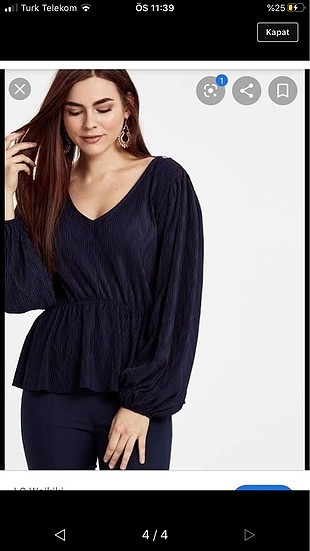 Peplum bluz