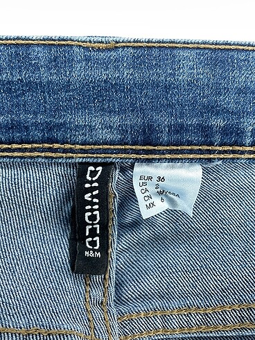 36 Beden mavi Renk H&M Jean / Kot %70 İndirimli.