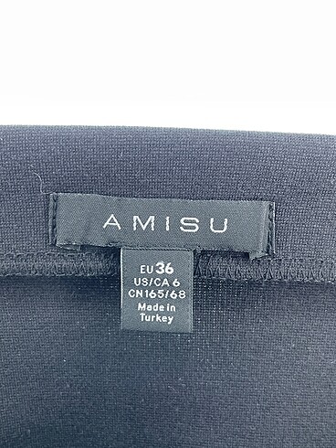 36 Beden siyah Renk PreLoved Mini Etek %70 İndirimli.