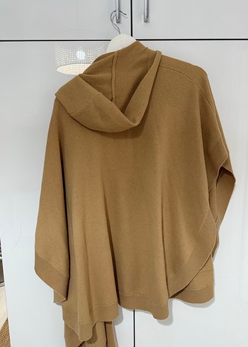 Bej Salaş Midi Kadın Pelerin - Görsel 5