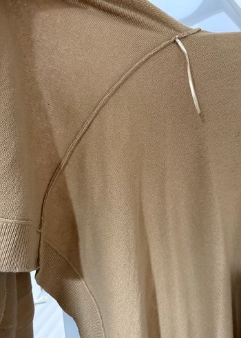 Bej Salaş Midi Kadın Pelerin - Görsel 4