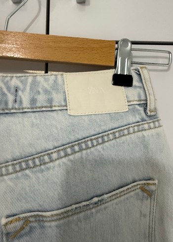 Gri Batik Desenli Kadın Denim Pantolon - Görsel 6