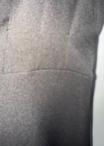 Siyah Drapeli V Yaka Uzun Abiye Elbise - Görsel 7