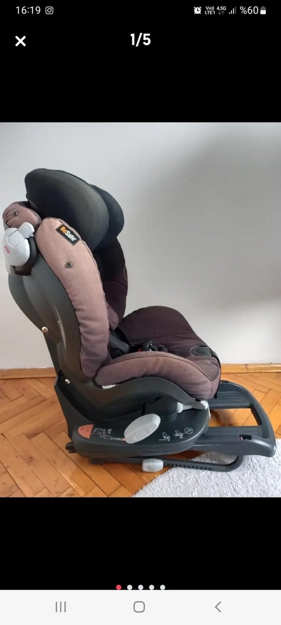 Kahverengi Çocuk Oto Koltuğu - Görsel 2